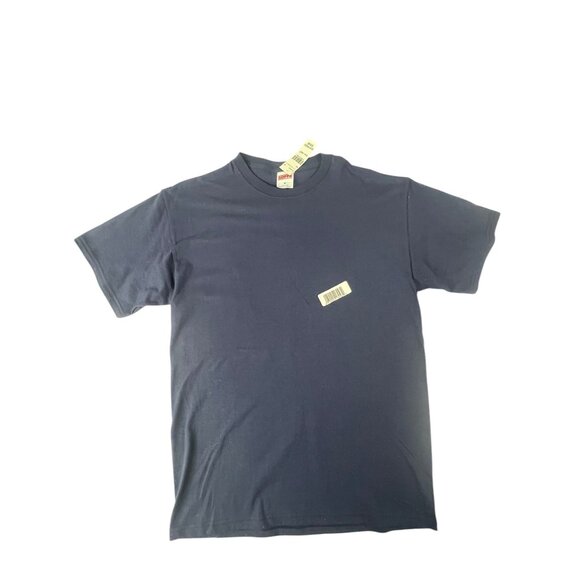 Soffe NWT Men's Cotton Short Sleeves T-Shirt Navy Blue Size S Crew Neck Basic - Picture 1 of 6